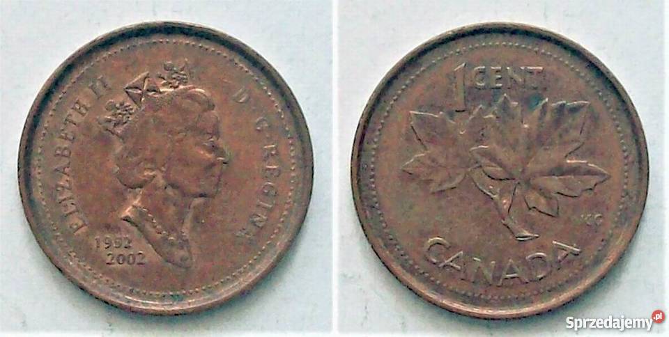 Kanada 1 cent 2002 Leźnica Wielka