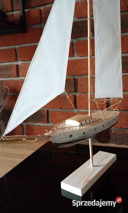 Model jachtu drewniana pomorskie Gdańsk sprzedam
