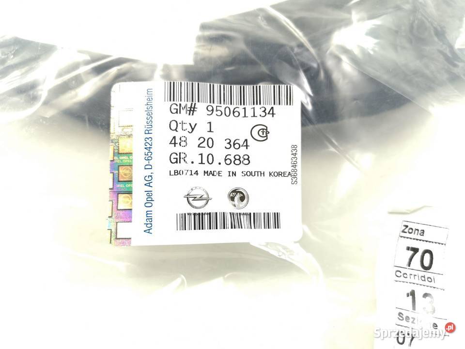 USZCZELKA SZYBY DRZWI PRAWY TYŁ OPEL ANTARA OE Motoryzacja