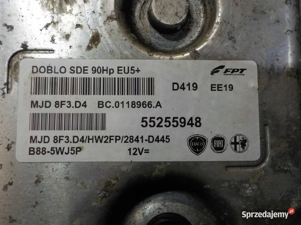 OPEL COMBO D 14r sterownik komputer silnika Suków