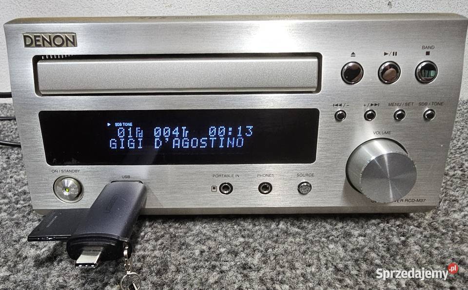 Wieża stereo Denon RCDM37 pilot