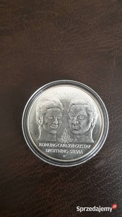 50 KoronSzwecja1976 rmenniczasrebro Konin sprzedam