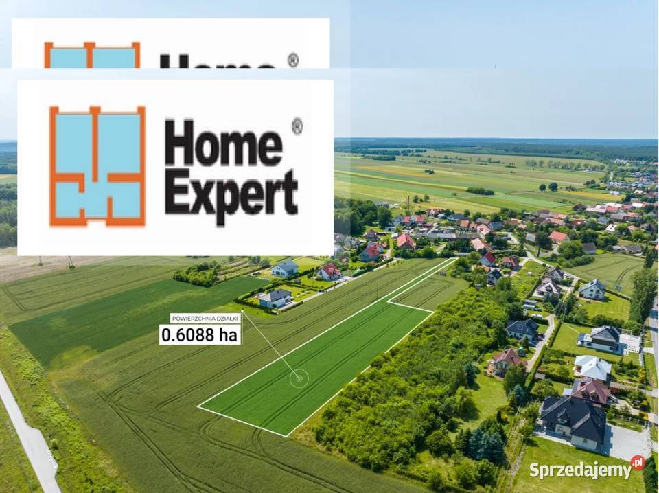 Działka Inwestycyjna 6088 m2 Lubina MEDIA Obora 6088m2