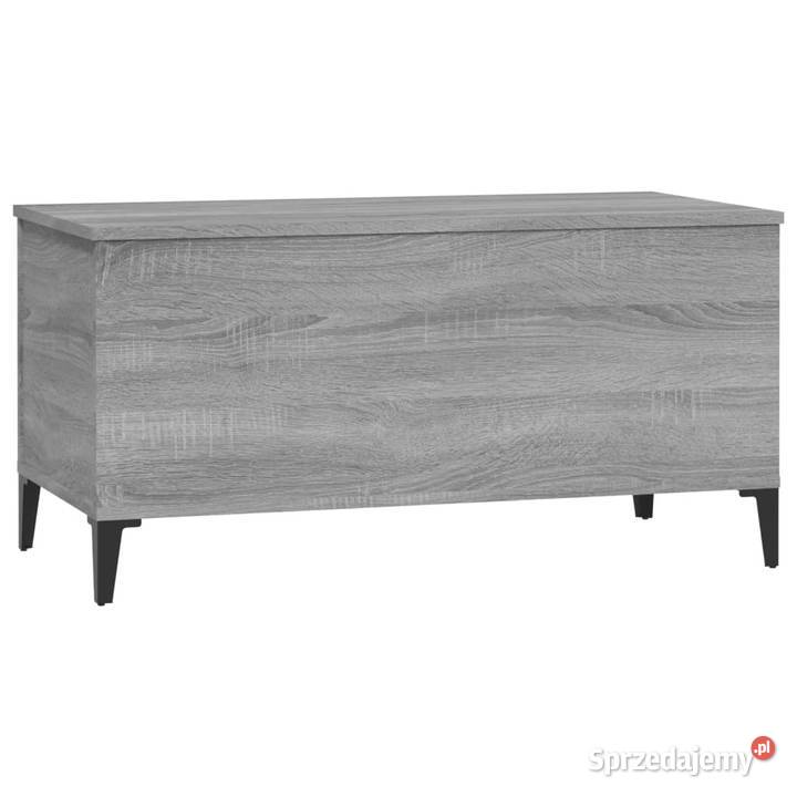 Stolik kawowy szary dąb sonoma 90x445x45 mazowieckie Warszawa