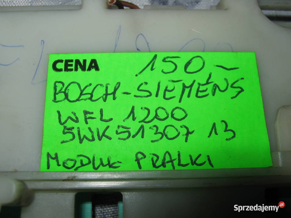 BOSCH SIEMENS WFFL 1200 5WK 51307 13 MODUŁ wolnostojące Pralki i suszarki Nowy Sącz