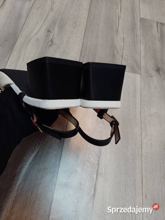 38 Bogato zdobione Czółenka wieczorowe z odkrytą Obuwie małopolskie