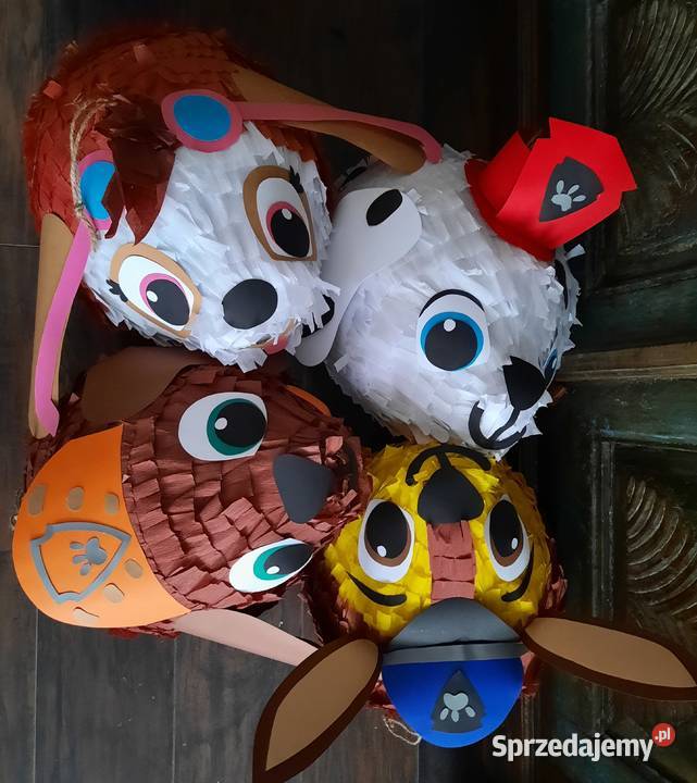 Piniata duza xl urodziny pinata psi patrol koń śląskie Ruda Śląska