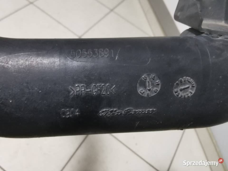 Alfa Romeo Stelvio rura intercoolera 50553891