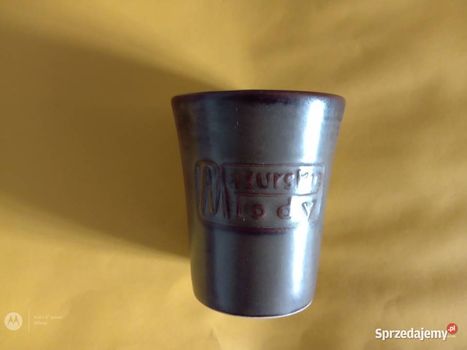 Sprzedam naczynie z napisem mazurskie miody Bukowno