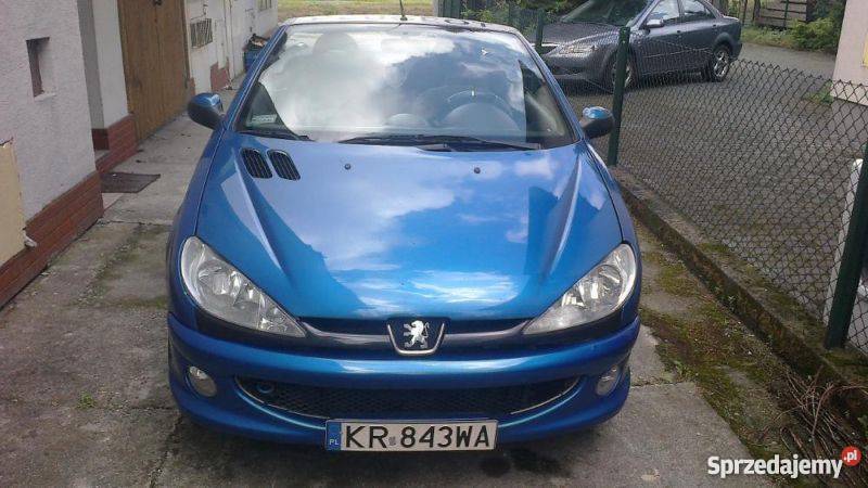 Peugeot 206 cc niebieski kraków manualna Kraków