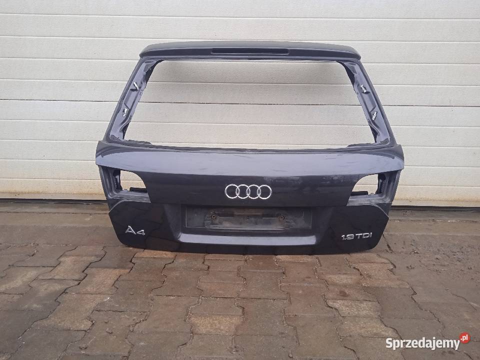 Klapa tylna Audi A4 b7 LZ7L osobowe Żołynia