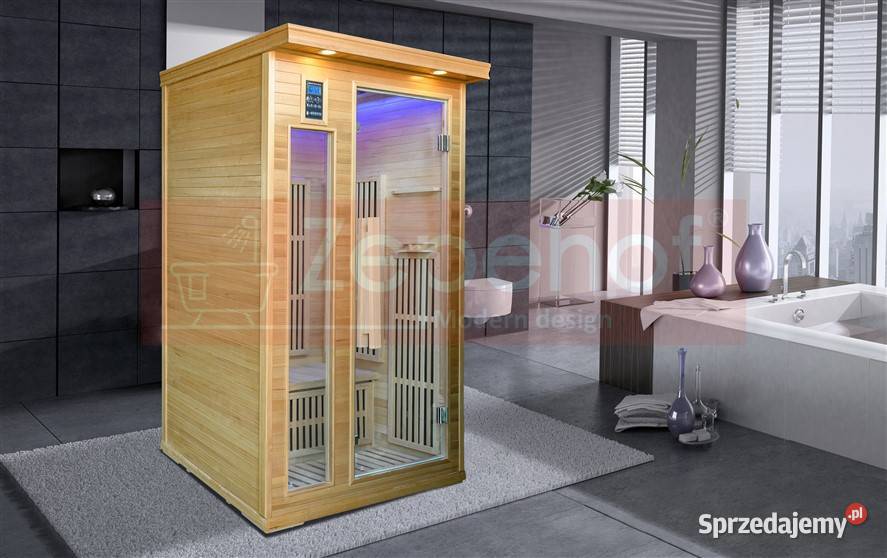 Sauna fińska sucha na podczerwień 1200x1050mm Pozostałe podlaskie Grabówka