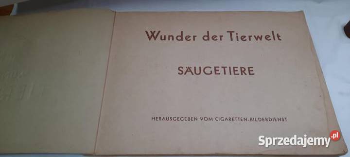album z 1933 r Cuda świata zwierząt ssaki K26 Warszawa