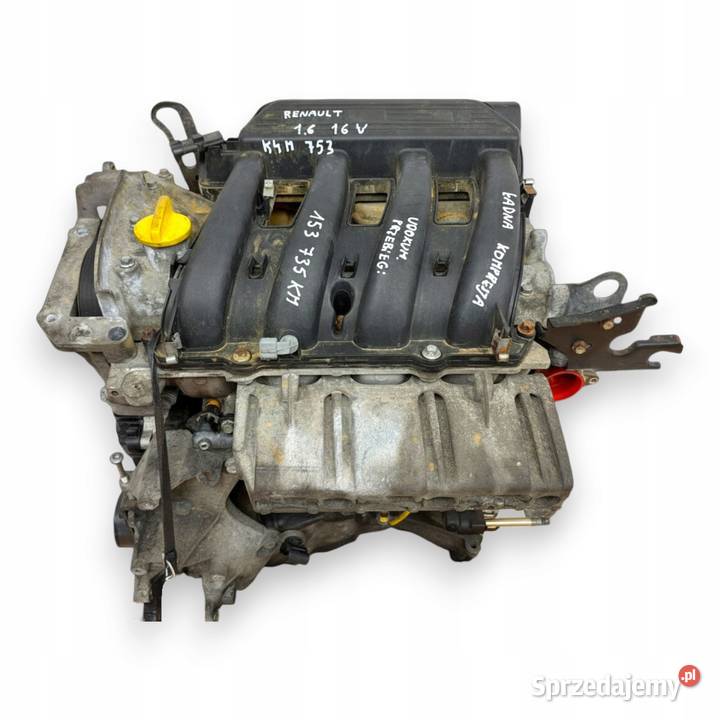 SILNIK K4M753 Renault Kangoo 16 16V 95 benzyna