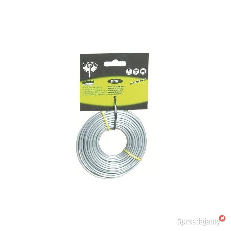 Żyłka okrągła METAL POWER 24x15m 33592 Rolnictwo Kamionna