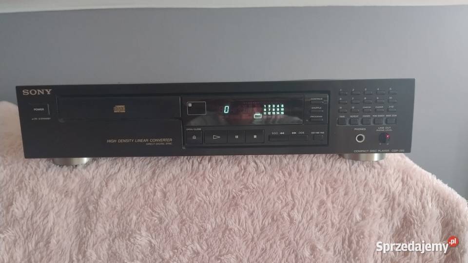 Odtwarzacz CD Sony cdp 395 Odtwarzacze CD i MD Audio Trzebuska