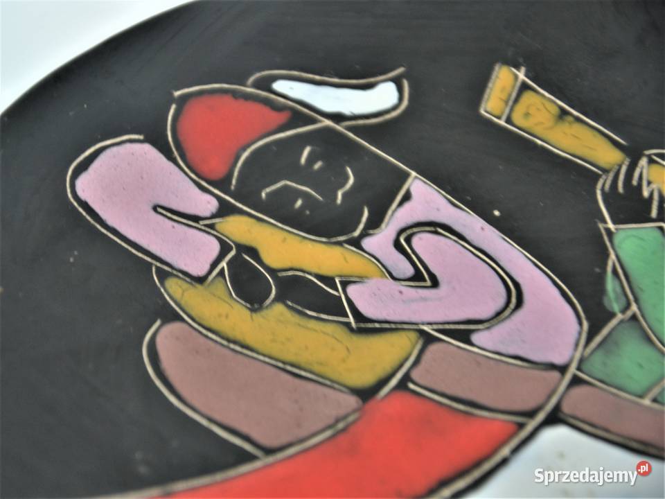 talerz patera na ścianę ceramika lata 5060te 17
