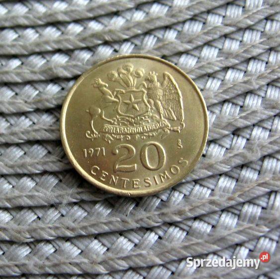 Chile 20 Centesimoa 1971r Kalisz