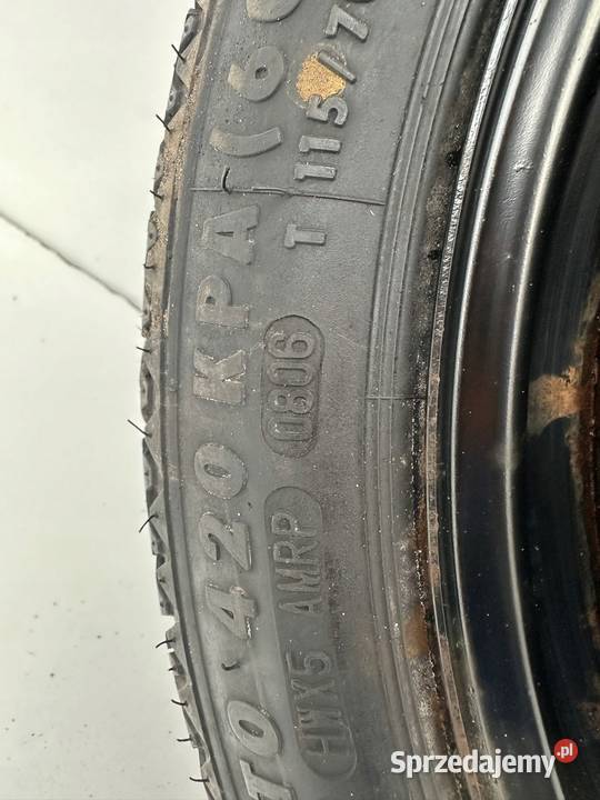 KOŁO ZAPASOWE DOJAZDOWE Opel Vectra C Astra H Chełm