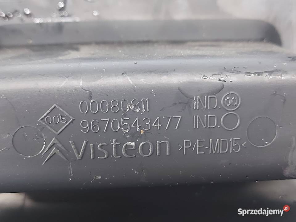 CITROEN DS4 12r osłona podłokietnika 9670543477 Kielce