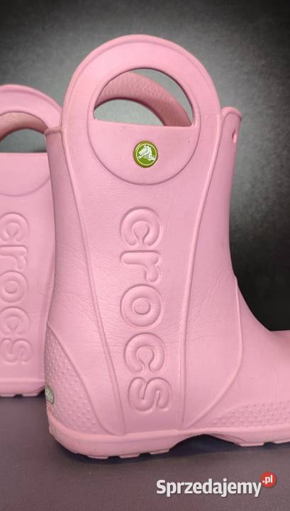 CROCS kalosze dziecięce rozmiar 3233 J1 różowe Jasień sprzedam