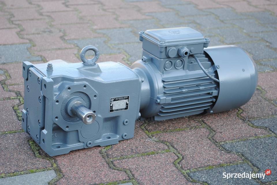 Motoreduktor kątowy 22kw 92obrmin Hamulec NORD lubuskie Kargowa
