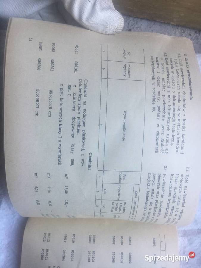 Katalog Cen Kosztorysowych 306 Nawierzchnie Ulic Łęczyca