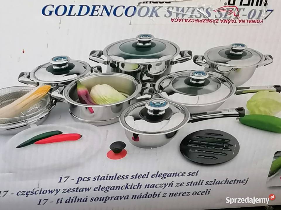 Zestaw Garnk W Goldencook Swiss Set Krak W Sprzedajemy Pl