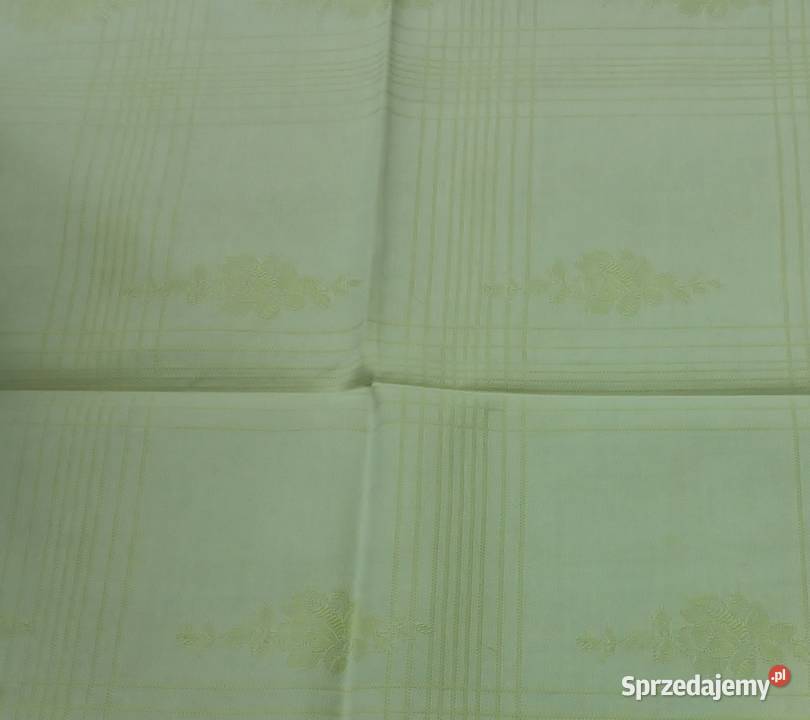 Wielkanoc kwadratowy obrus kratka i róże 137x137 Warszawa