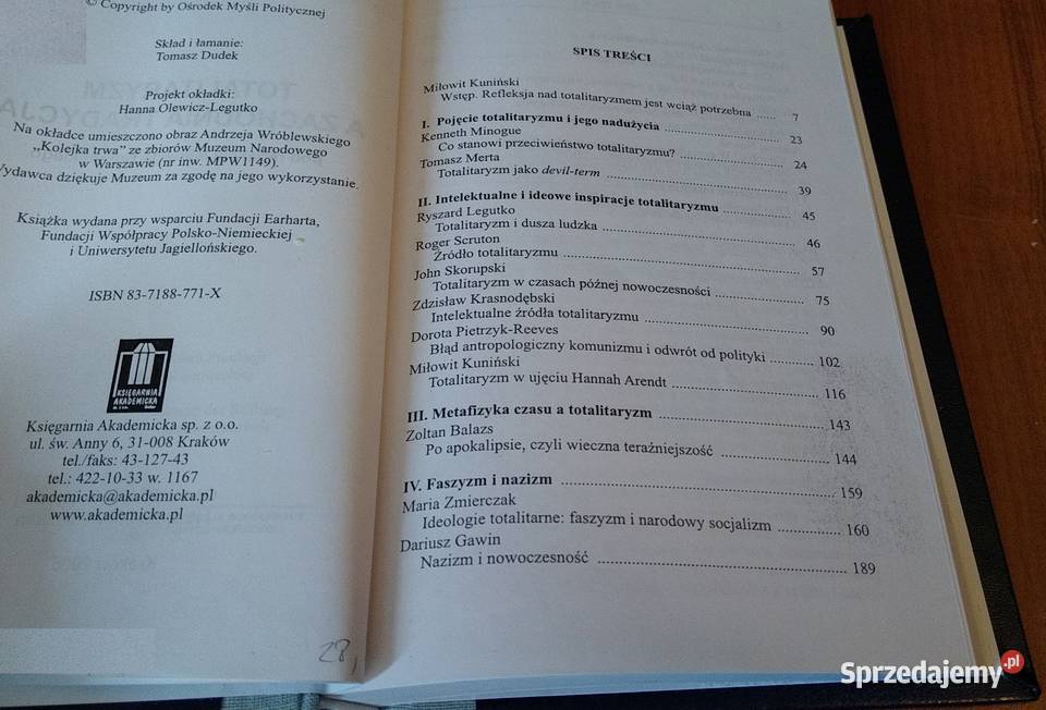 Totalitaryzm a zachodnia tradycja red Miłowit politologia, stos. międzynarodowe pomorskie Gdańsk
