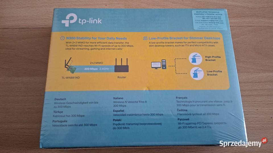 TPLink TLWN881ND WiFi 300 Mbps PCIe x1 karta małopolskie Kraków