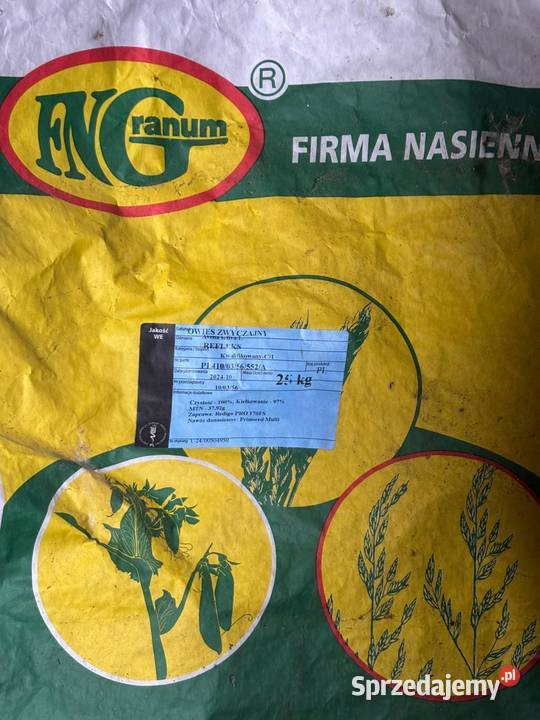 Sprzedam owies jary 1 centrali Refleks Sędziszów