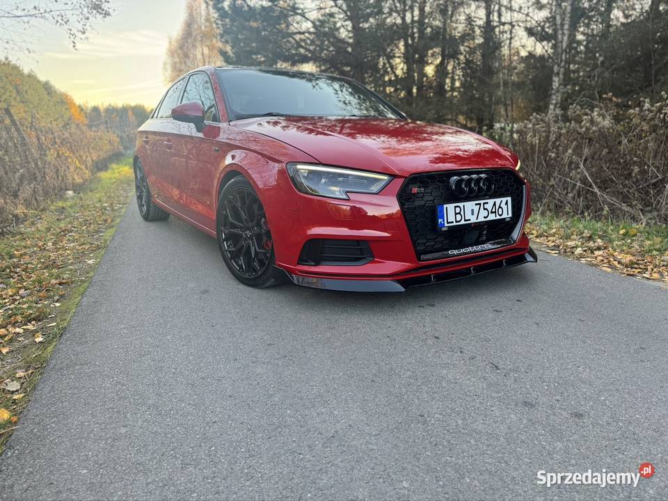 Audi a3 8v 20 tfsi quattro mapa wydech CarPlay aluminiowe felgi A3 Stalowa Wola
