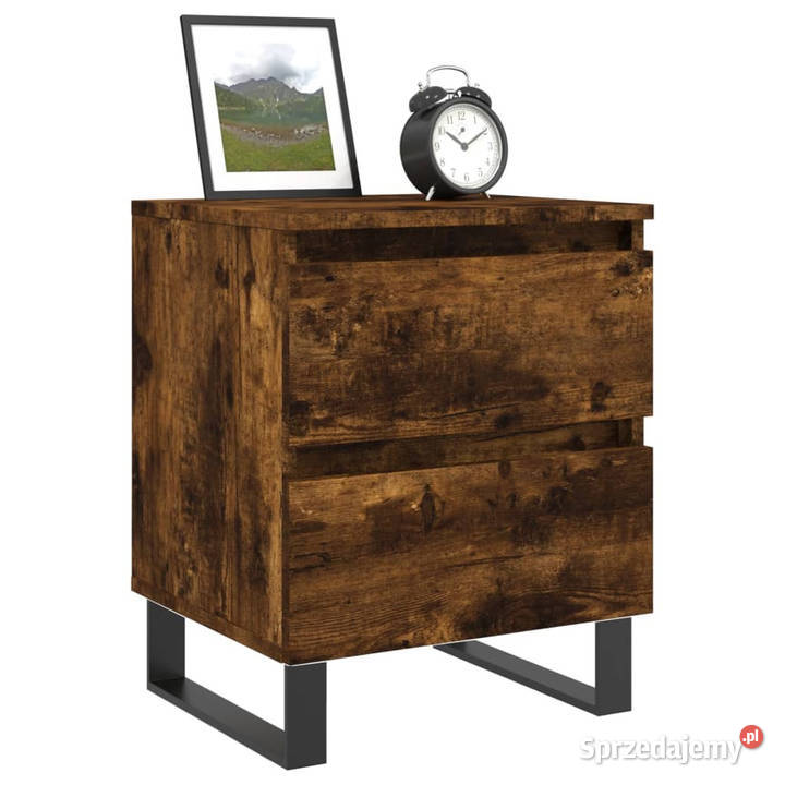 Szafki nocne 2 przydymiony dąb 40x35x50 WM826903 Warszawa