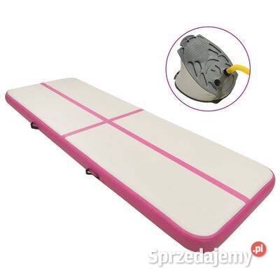 vidaXL Mata gimnastyczna z pompką 400x100x15 PVC Warszawa