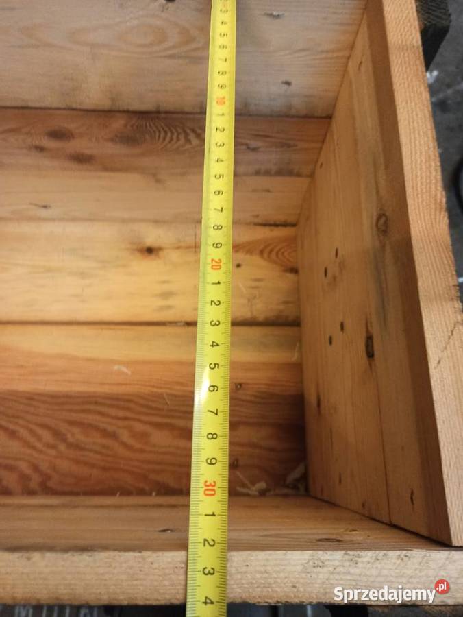 Skrzynia drewniana 56 x 35 x 24 wojskowa Skierniewice