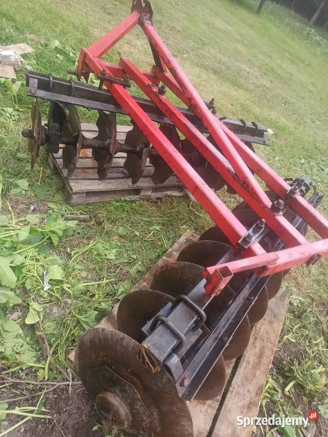 Brona talerzowa 2x8 nieuszkodzony Pilzno