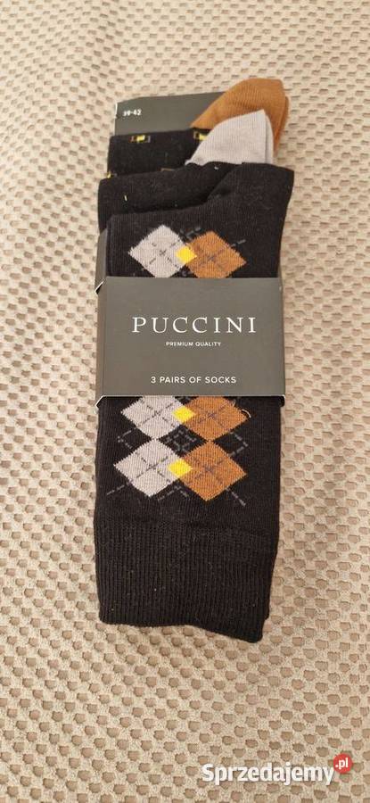 skarpety męskie zestaw 3 Puccini 3942 Kraków sprzedam
