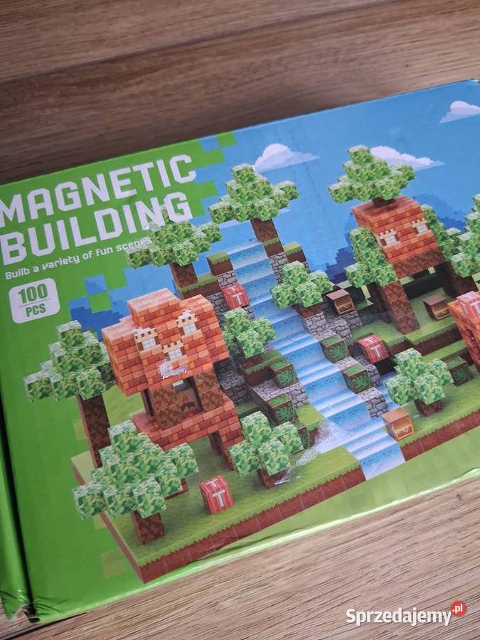 Klocki Minecraft 100 Magnetyczne Nowe 3 lata+ lubelskie Lublin