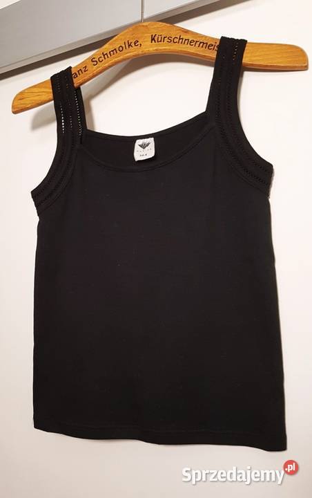 Czarny top na ramiączkach S małopolskie Kraków sprzedam
