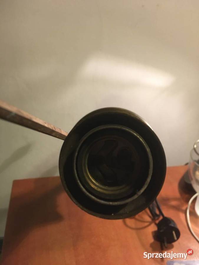 lampa stołowa PRL pomorskie Pruszcz Gdański