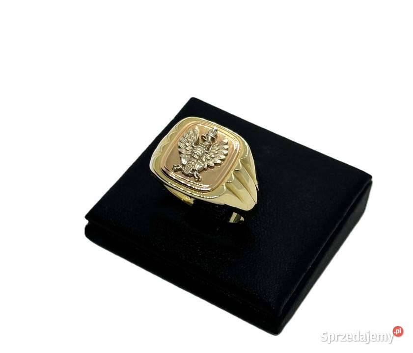Nowy Złoty Sygner pr 585 797g R20 Sygnety Zegarki i Biżuteria Elbląg