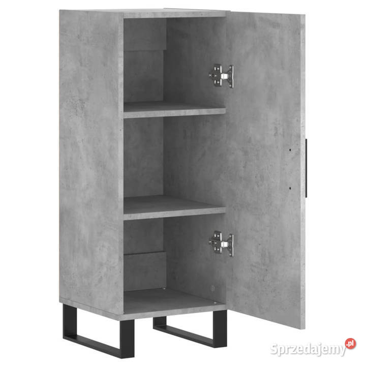 Szafka szarość betonu 345x34x90 materiał Warszawa