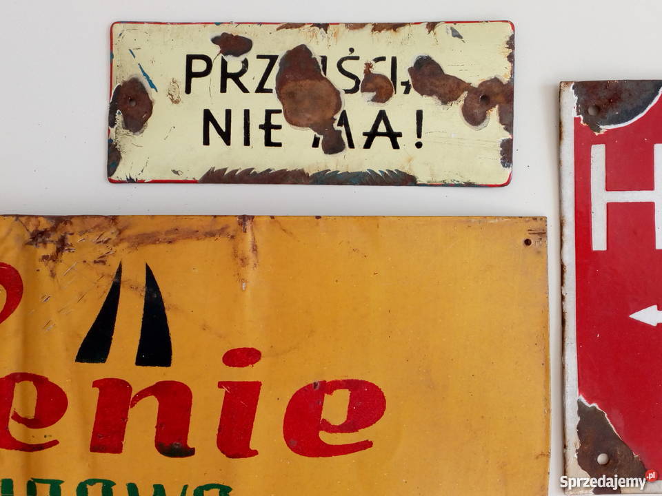 Stare tablice informacyjne Pozostałe