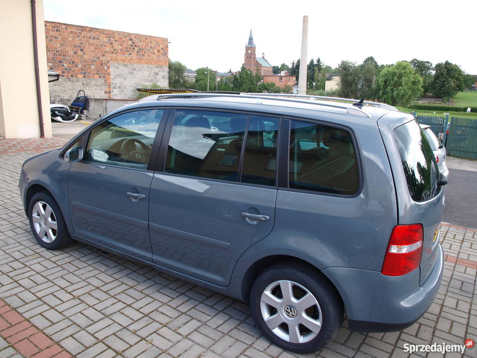 VW Touran 2.0 TDi Carat , 124 000 km 2005r Kalisz