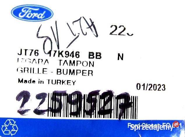 LISTWA GRILLA GÓRNA FORD TRANSIT TOURNEO COURIER Głogów
