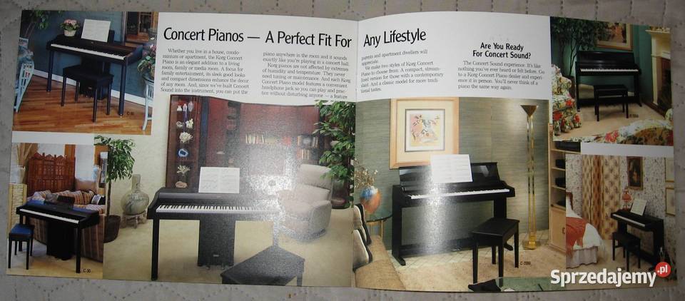 KORG Concert Pianos digital pianos catalog Instrumenty klawiszowe i MIDI Kępice sprzedam