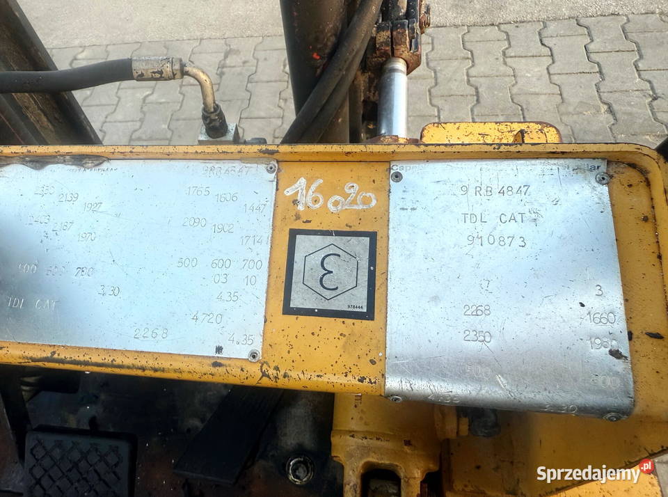 wózek widłowy CATERPILLAR V50D diesel Triplex diesel Wózki widłowe Działoszyn sprzedam