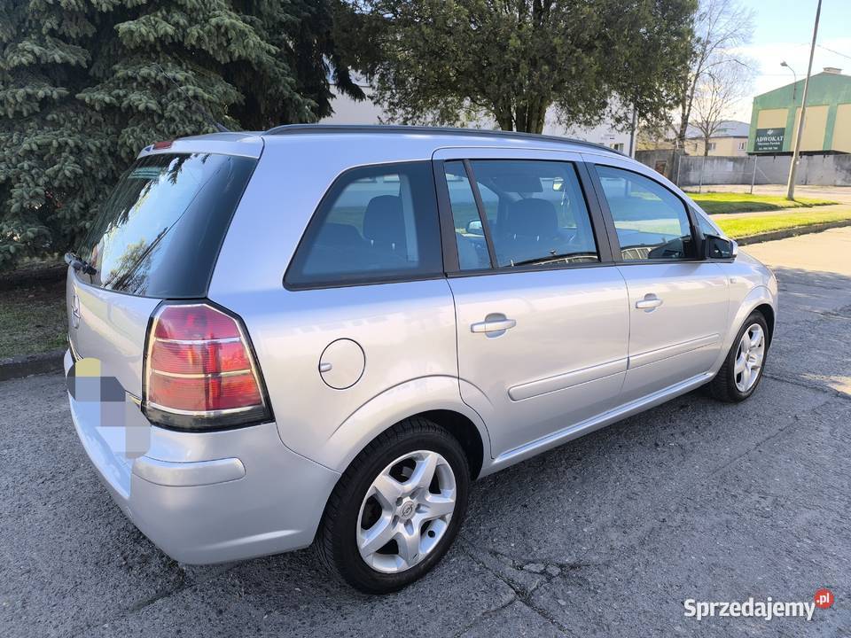 Ładny Opel Zafira B 2007 19D 120 Bez Wkładu Samochody osobowe Sieradz sprzedam