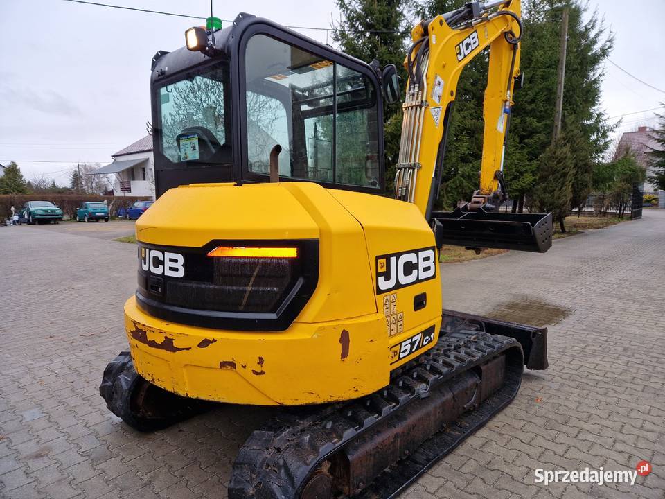 Minikoparka JCB 57c1 2016r 55 tony hydrauliczne nie Ryżki sprzedam